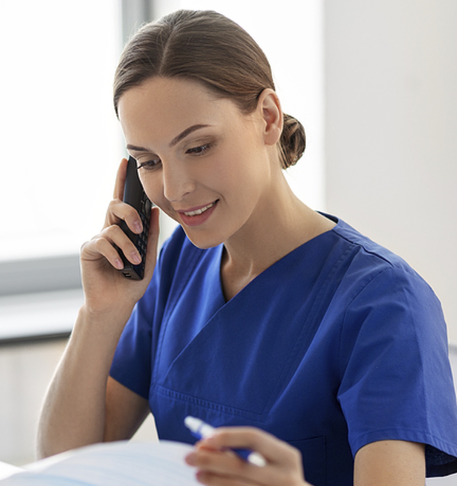 A woman helping to give pregnancy Resources & Referrals in Shelton, Washington